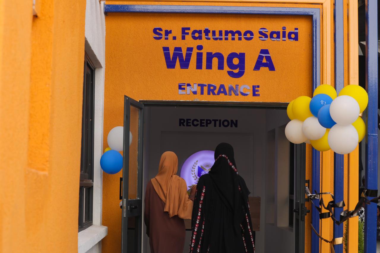 The entrance to Bayinah Academy’s primary campus